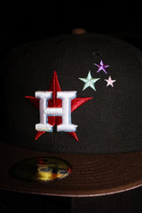 New Era Houston Astros Cacti Park of The Palm Beaches Travis Scott Patch Fitted (Black/Brown)