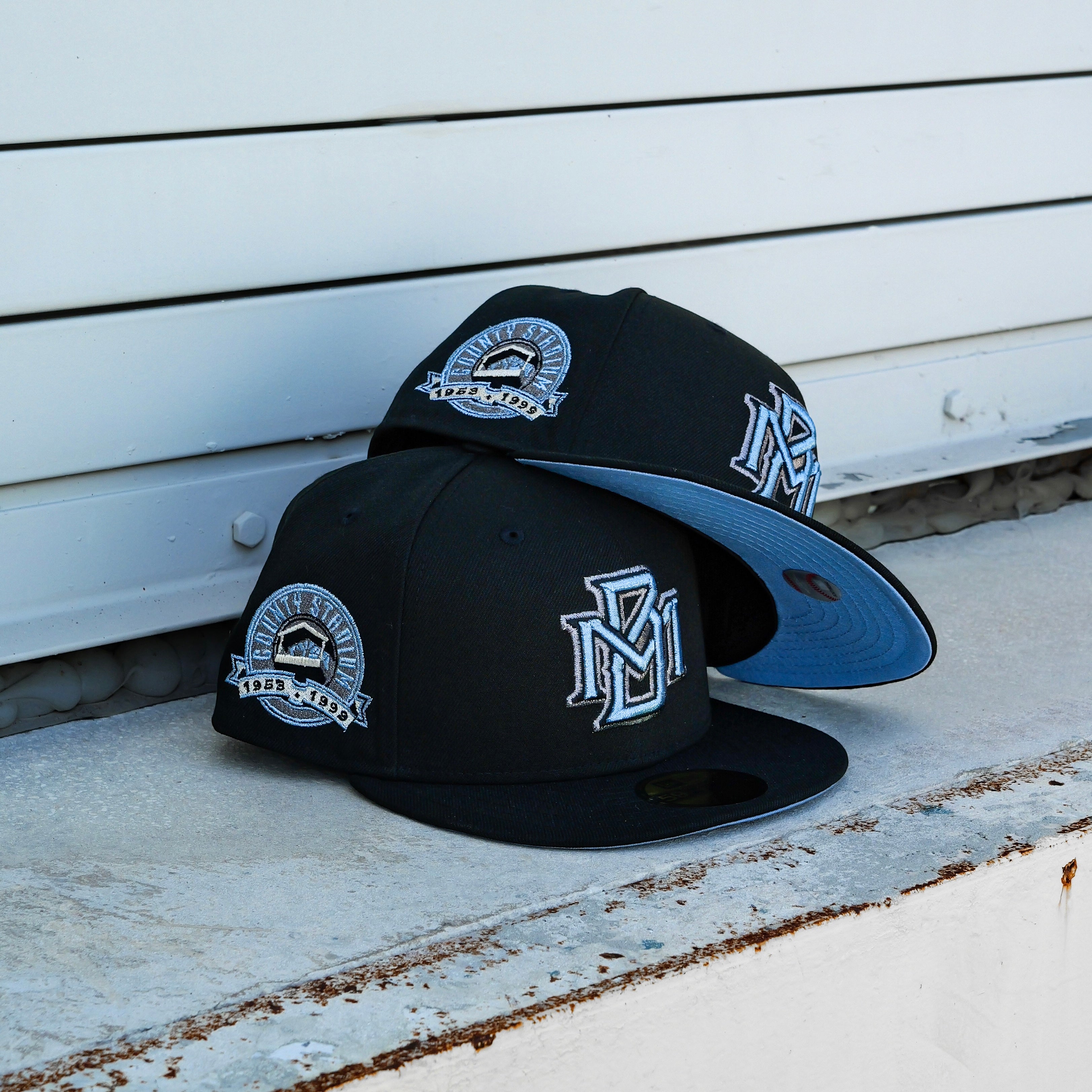 New Era Milwaukee Brewers County Stadium Side Patch Fitted