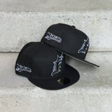 New Era Florida Marlins Side Patch Fitted (Black)