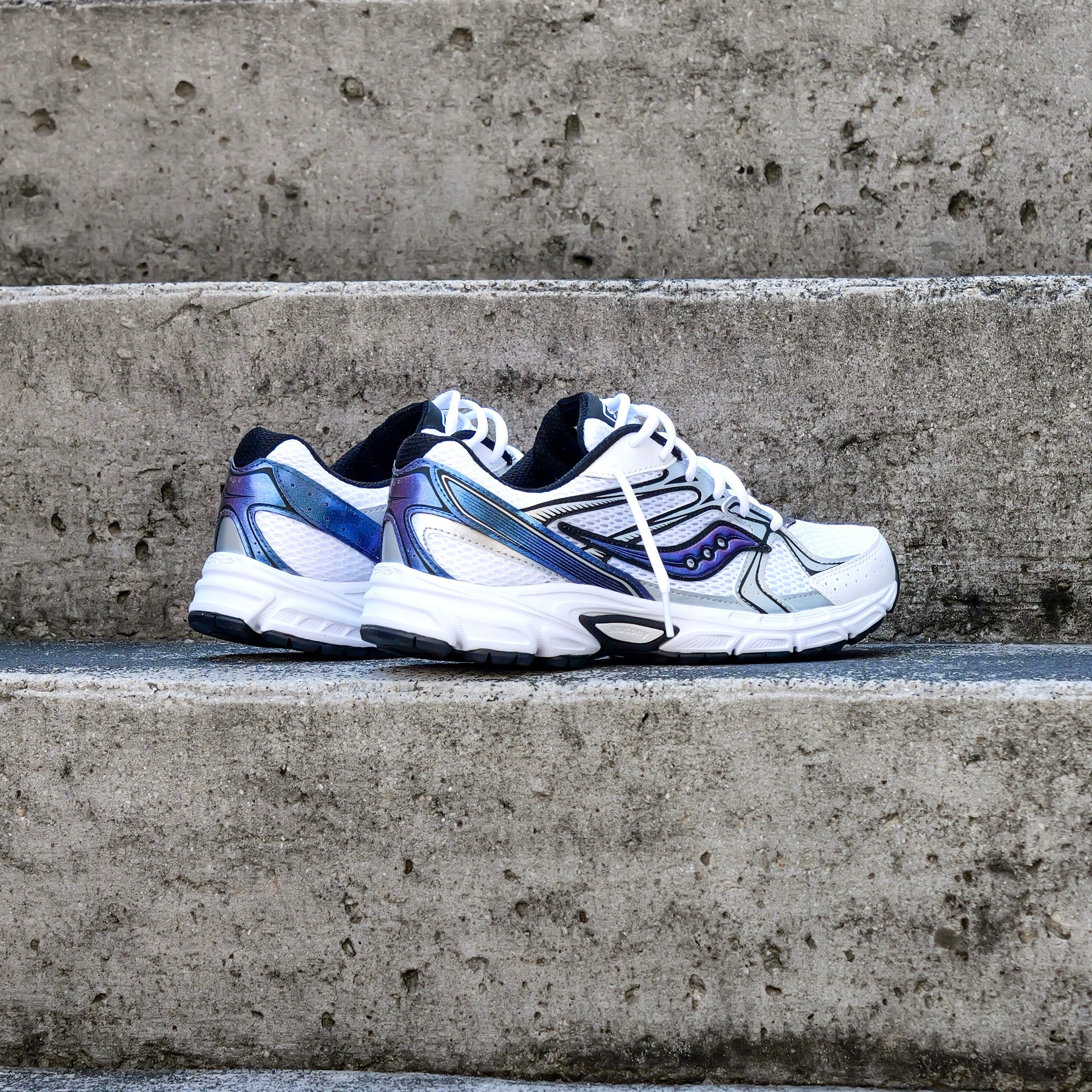 Mens Saucony Ride Millennium (White/Nightsky) - Saucony