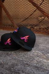 New Era Atlanta Braves 1995 World Series Grey UV (Black) 59Fifty Fitted