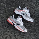 Mens Saucony ProGrid Omni 9 (Silver/Orange)