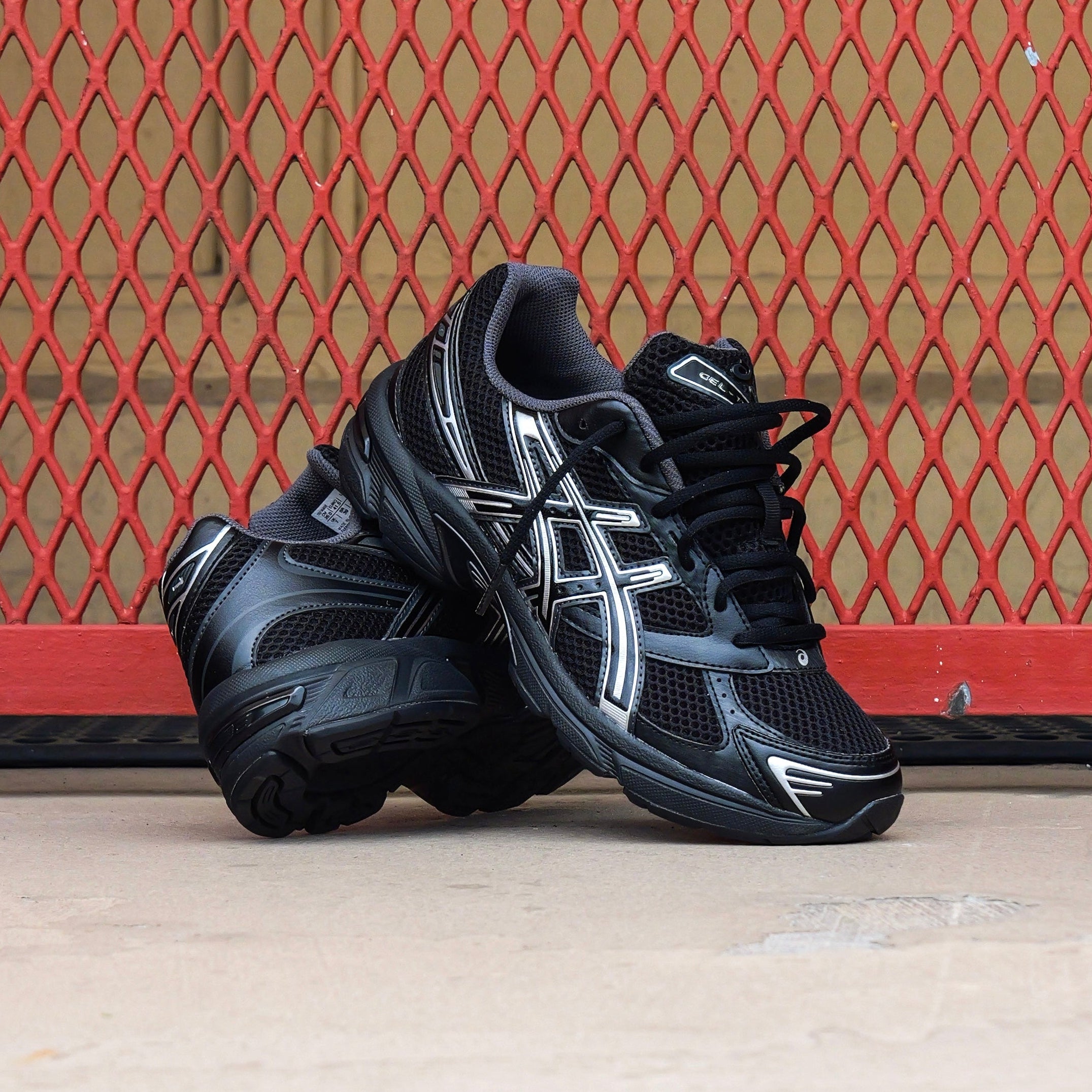 Mens Asics Gel-1130 (Black/Pure Silver)