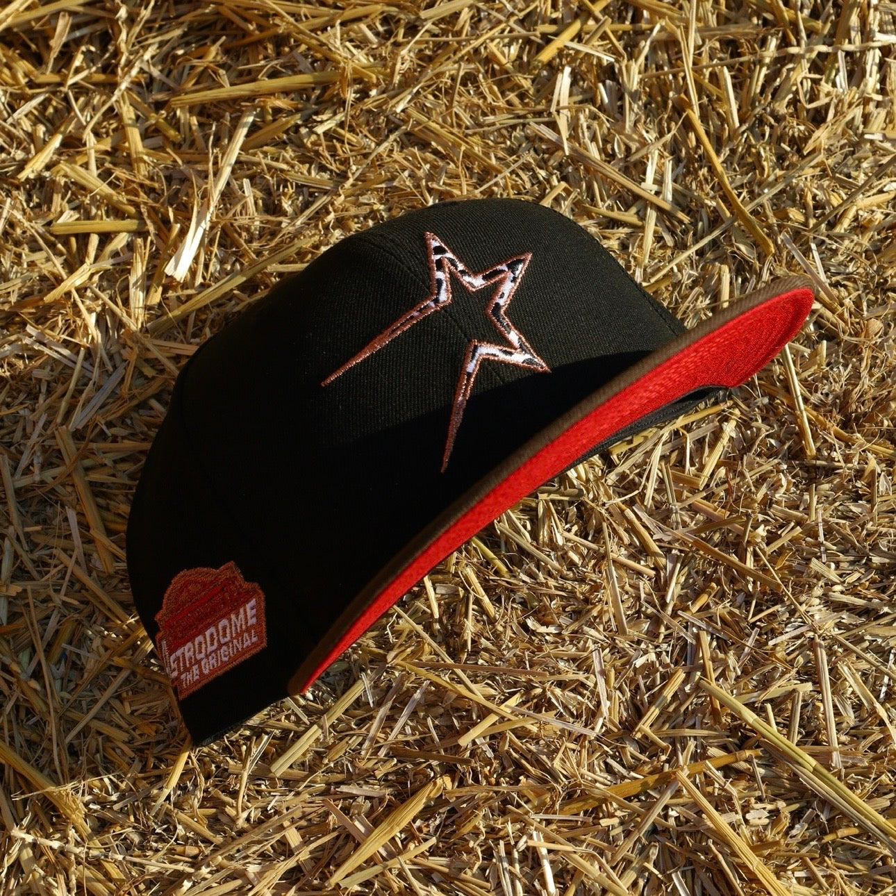 New Era Houston Astros Astrodome The Original Side Patch Fitted (Black)