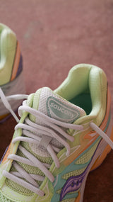 Mens Saucony ProGrid Omni 9 (Lime/Orchid) - Saucony