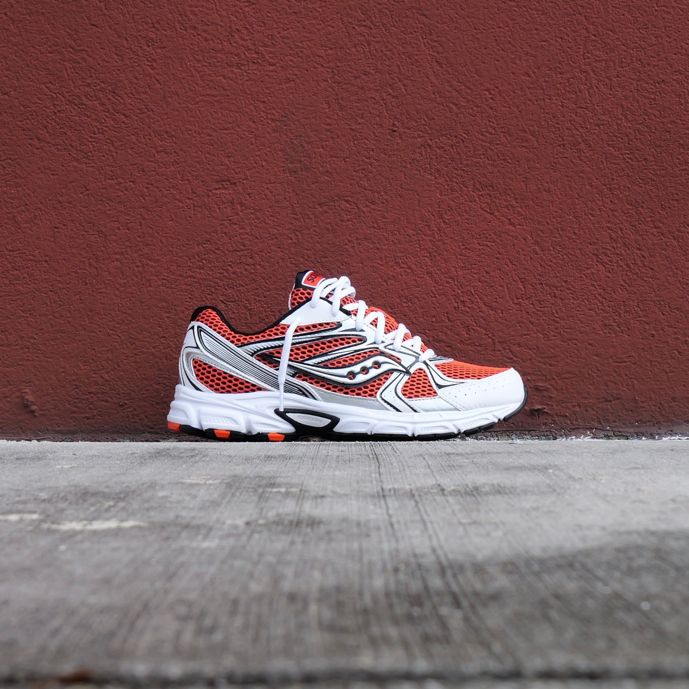 Mens Saucony Ride Millennium (Orange/Silver)