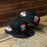 New Era Las Vegas Raiders 2001 Draft Grey UV 59Fifty Fitted (Black) - New Era