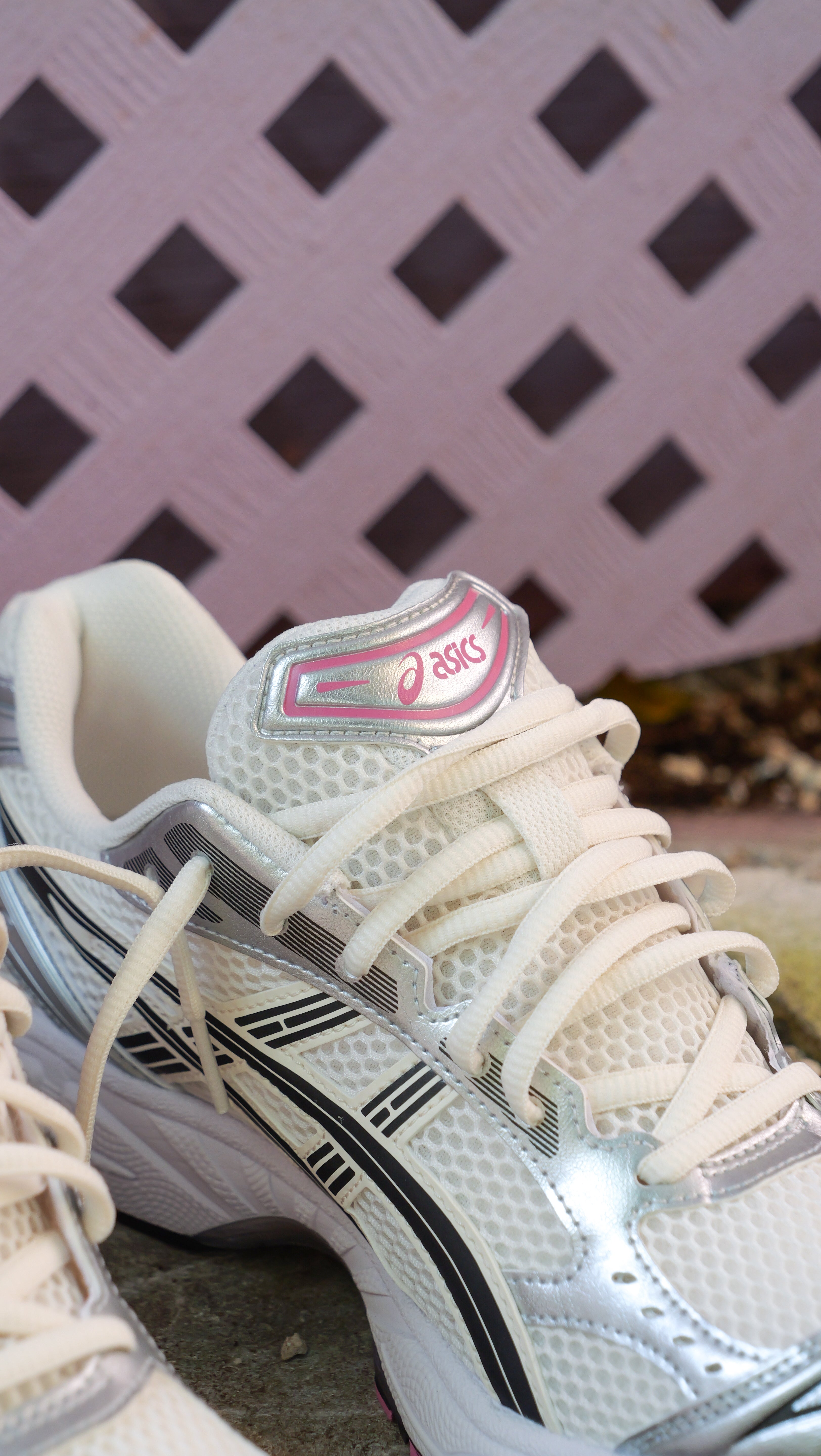 Mens Asics Gel-Kayano 14 (Cream/Sweet Pink)