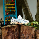 Mens Asics Gel-NYC 2055 (Cream/Blue Teal)