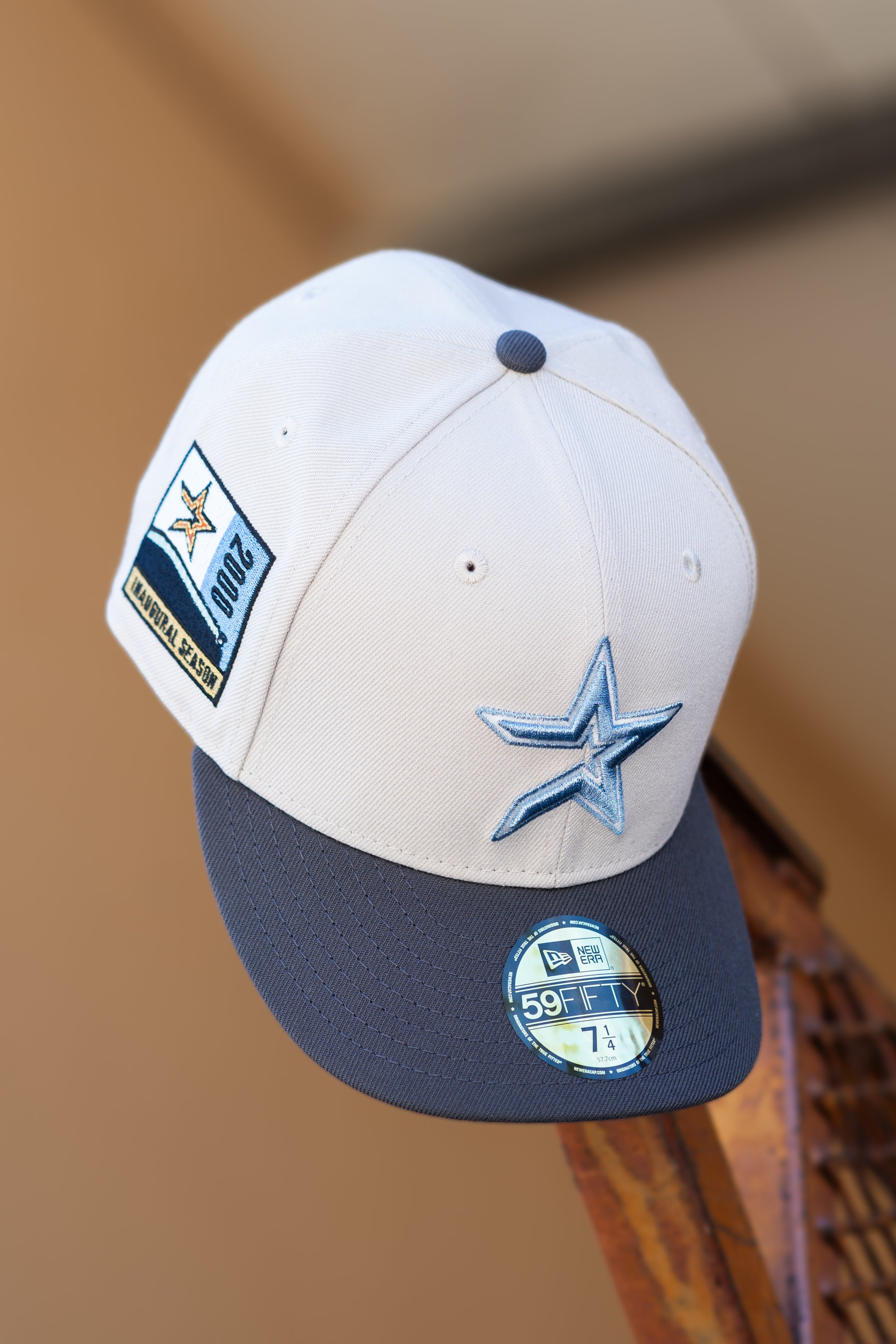 New Era Houston Astros 2000 Inaugural Season Grey UV (Stone/Graphite) 59Fifty Fitted