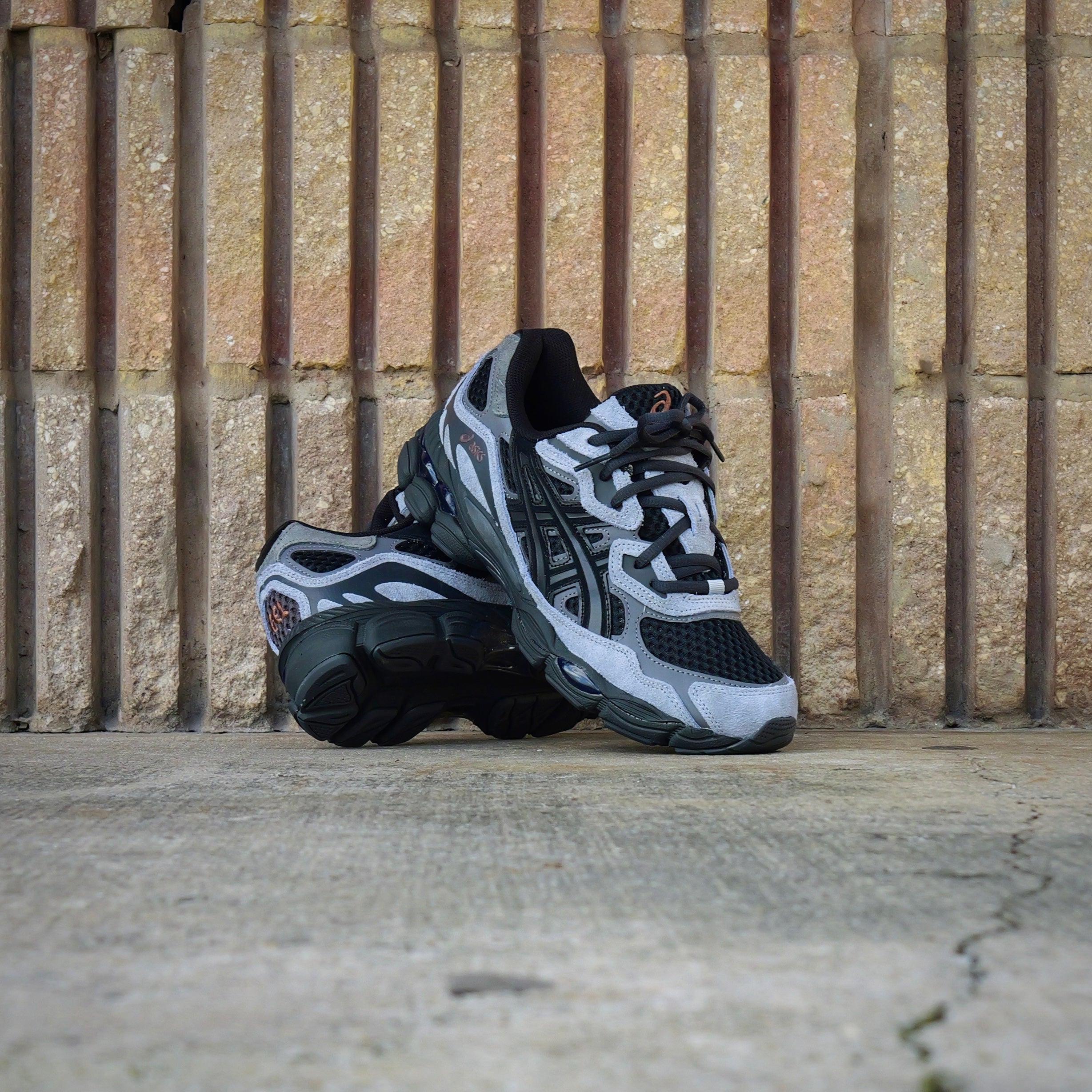Mens Asics Gel-NYC (Black/Cement Grey) - Asics