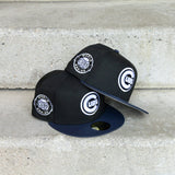 New Era Chicago Cubs World Series Side Patch Fitted (Black/Navy)