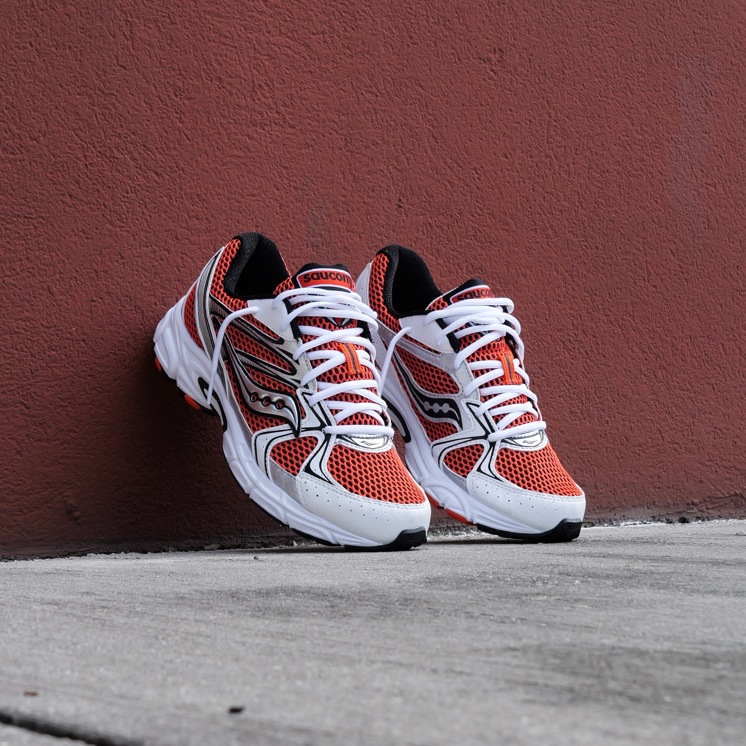 Mens Saucony Ride Millennium (Orange/Silver)