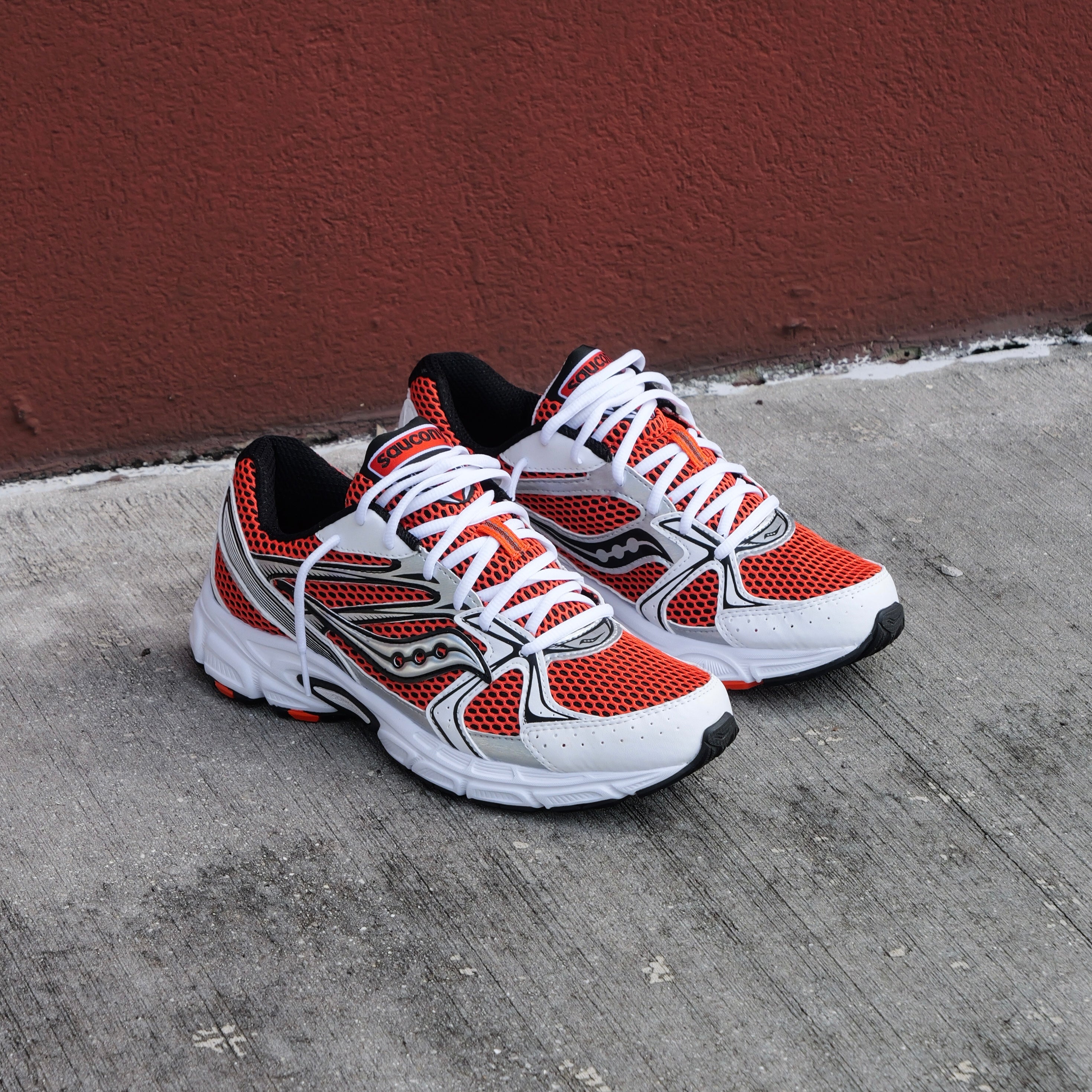 Mens Saucony Ride Millennium (Orange/Silver)