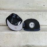 New Era Chicago Cubs World Series Side Patch Fitted (Black/Navy)