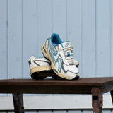 Mens Asics Gel-NYC 2055 (Cream/Blue Teal)