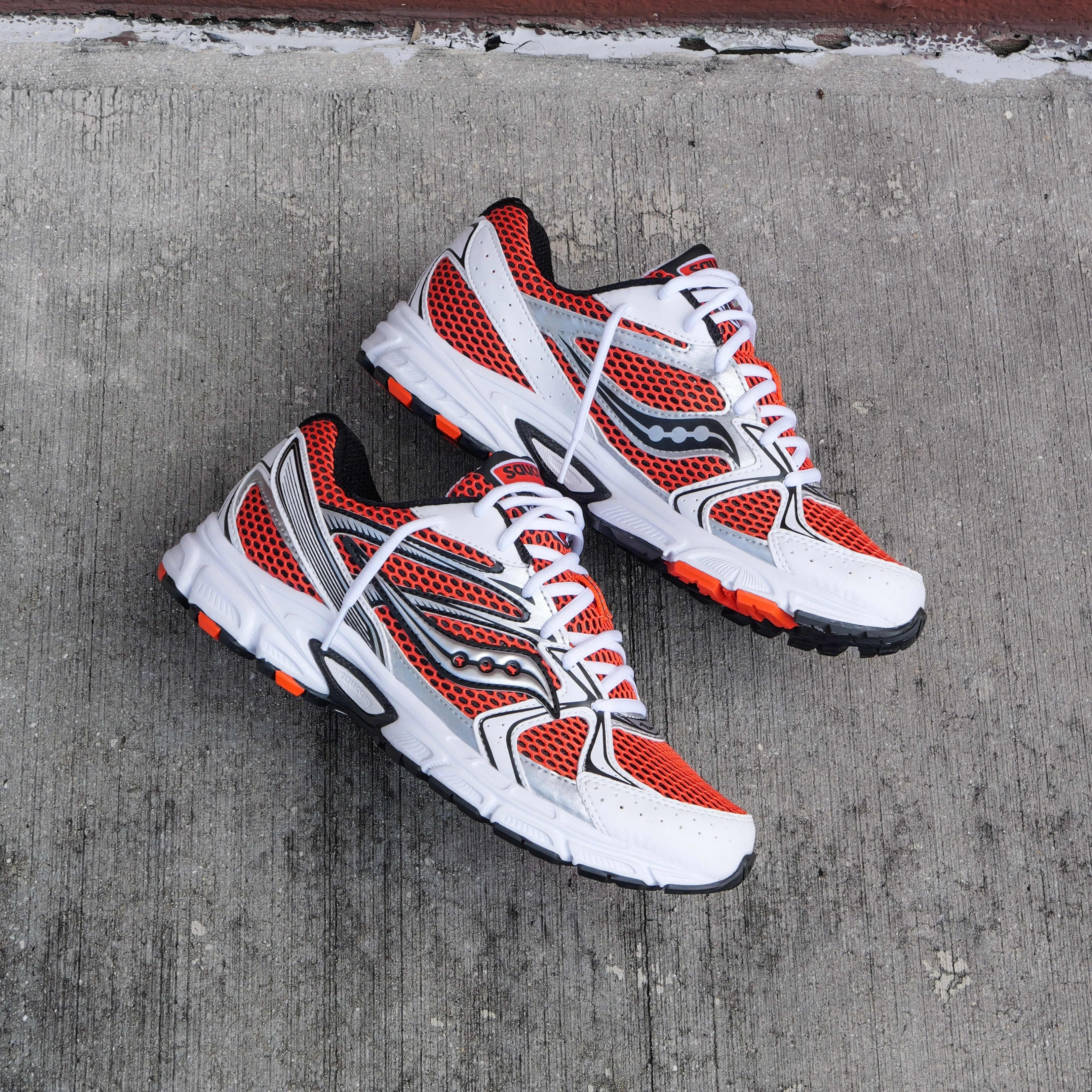 Mens Saucony Ride Millennium (Orange/Silver)