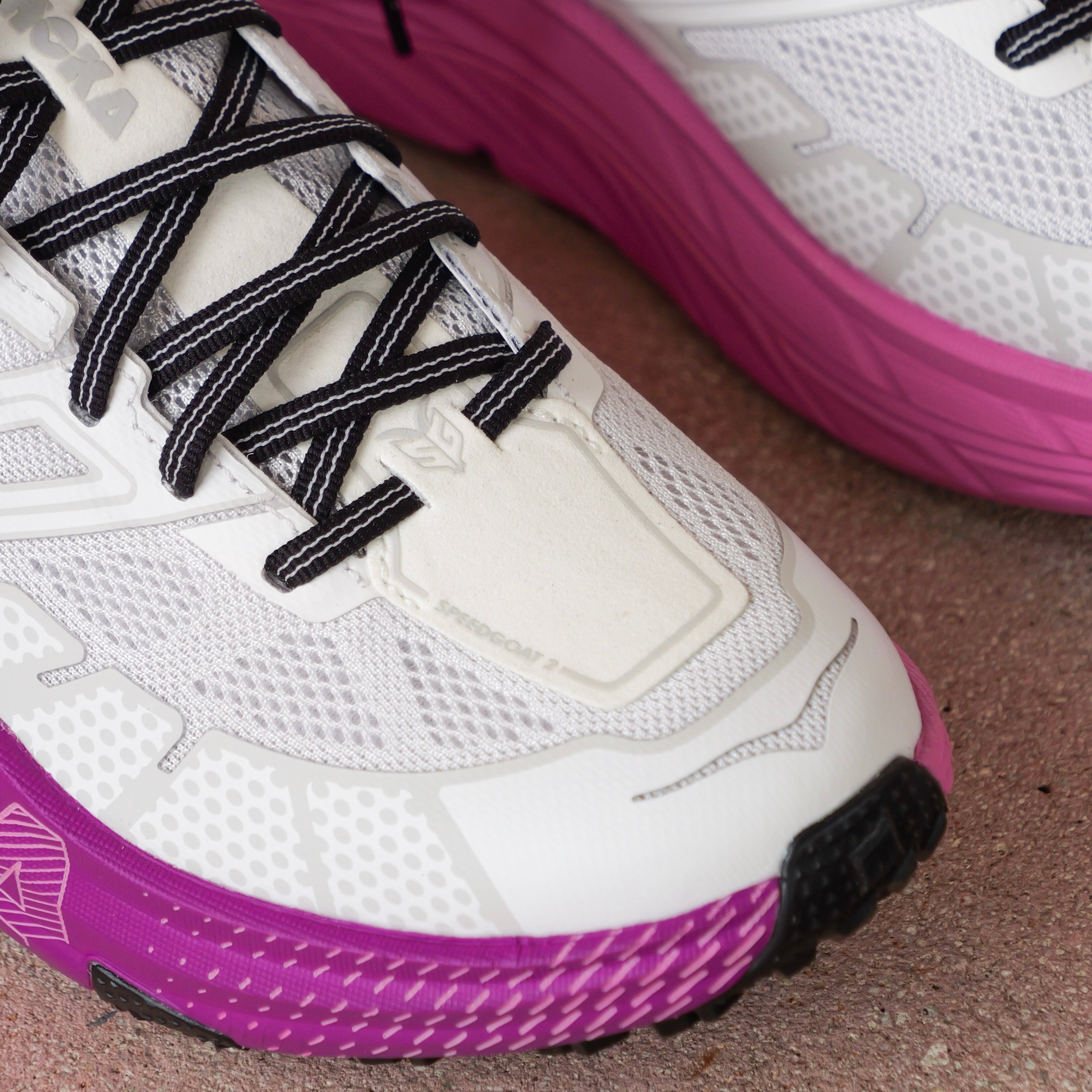 Hoka SpeedGoat 2 CNFC (Cosmic Grey / Neon Fuchsia)
