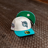 New Era Florida Marlins 2003 WS Champions Green UV 59Fifty Fitted (Off White/Teal)