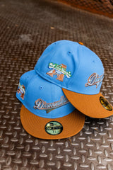 New Era Arizona Diamondbacks 2001 World Series Champions Grey UV 59Fifty Fitted (Air Force Blue/Peanut)