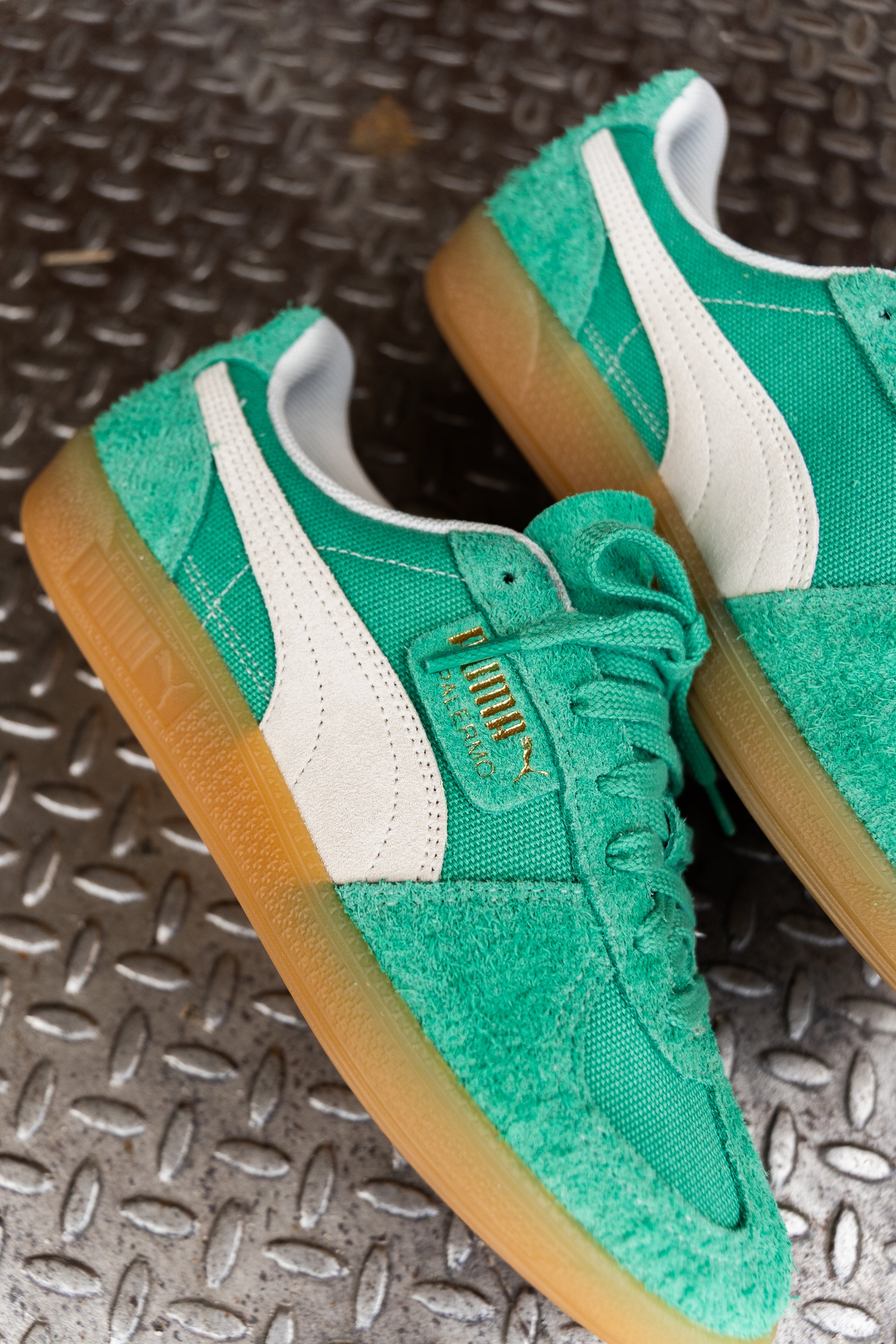 Mens Puma Palermo Vintage (Jade Frost/Frosted Ivory/Gum)