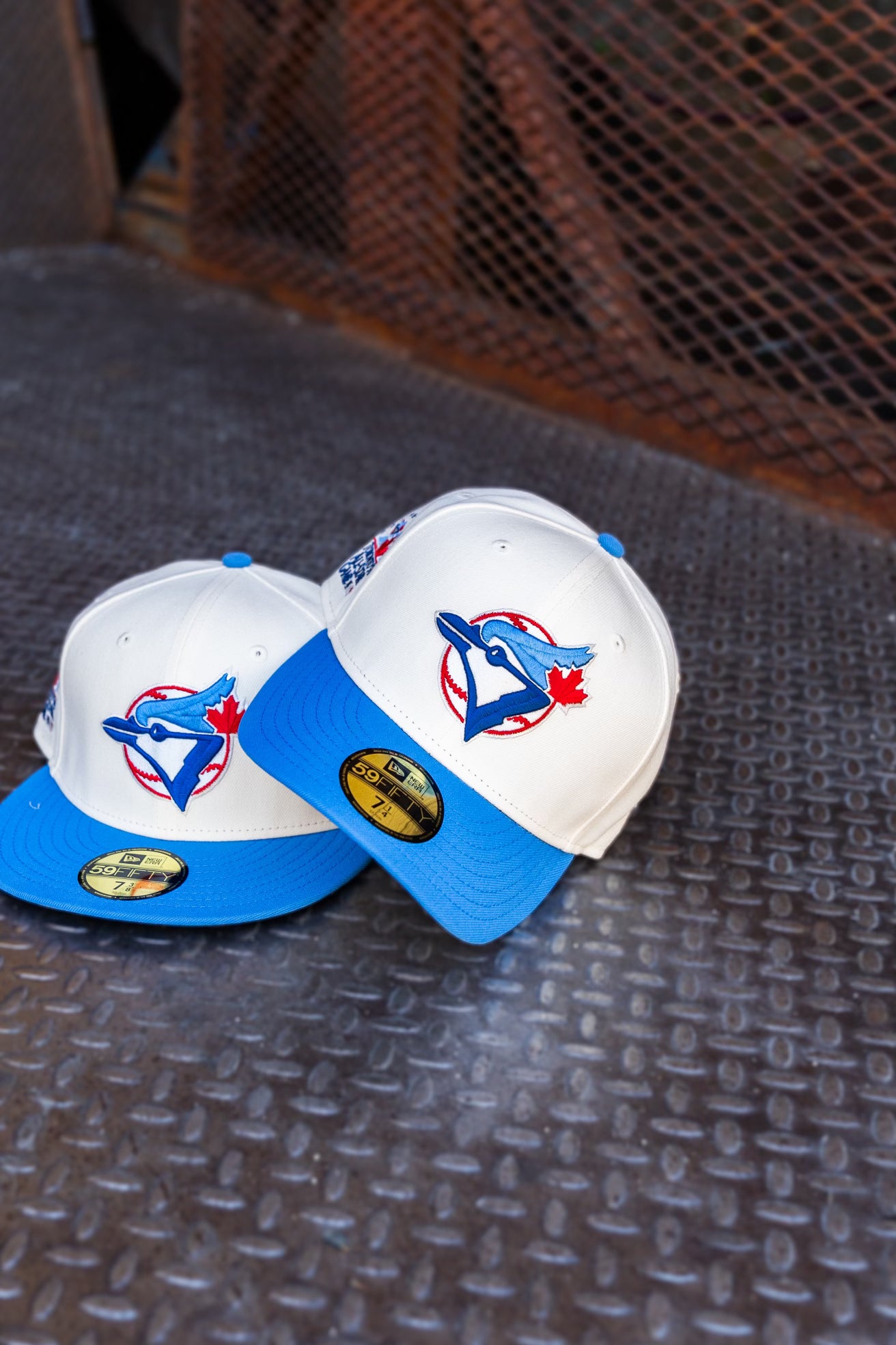 New Era Toronto Blue Jays 1991 ASG Grey UV 59Fifty Fitted (Off White/Air Force Blue)