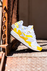 Mens Saucony Grid Shadow 2 (White/Yellow) - Saucony