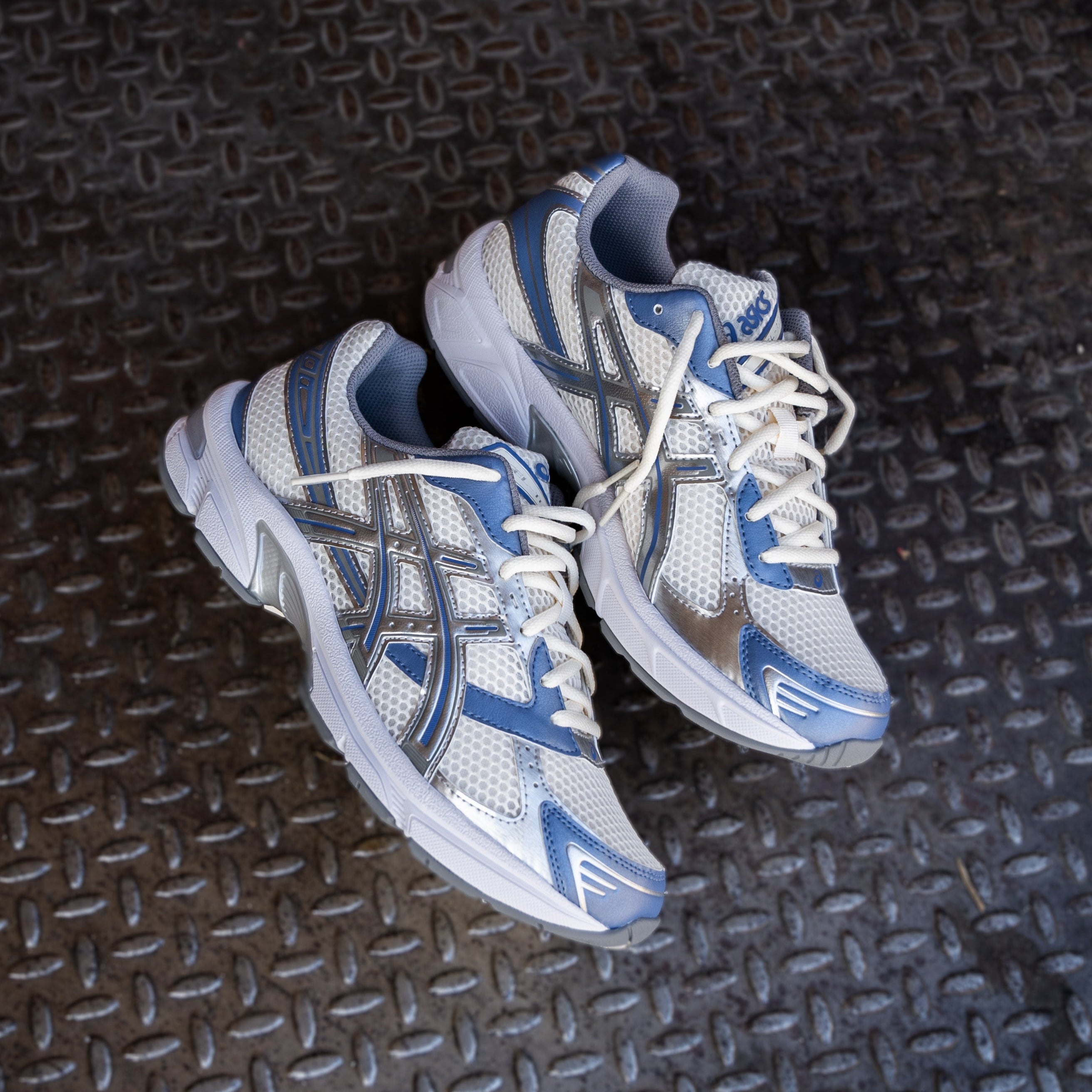 Mens Asics Gel-1130 (Cream/Blueberry)