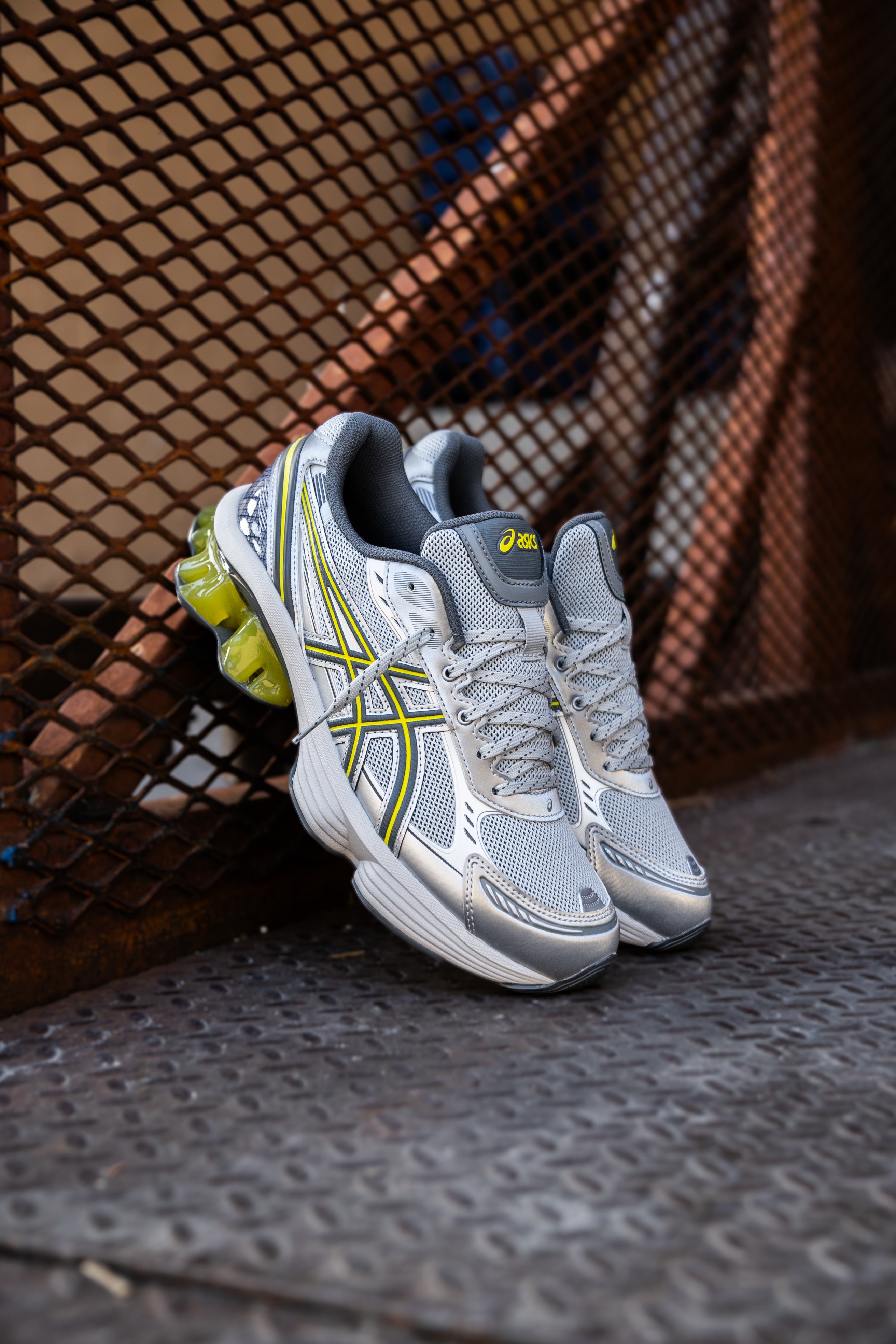 Mens Asics Gel-Kinetic Fluent (Glacier Grey/Steel Grey)