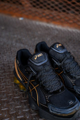 Mens Asics Gel-Kinetic Fluent (Black/Gold)