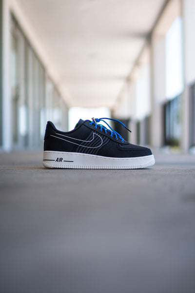 Mens Nike Air Force 1 '07 LV8 (Black/Royal) - nike