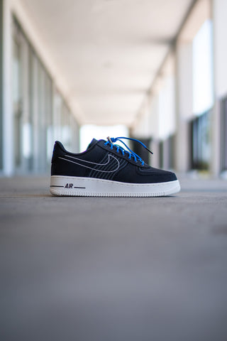 Mens Nike Air Force 1 '07 LV8 (Black/Royal) - nike