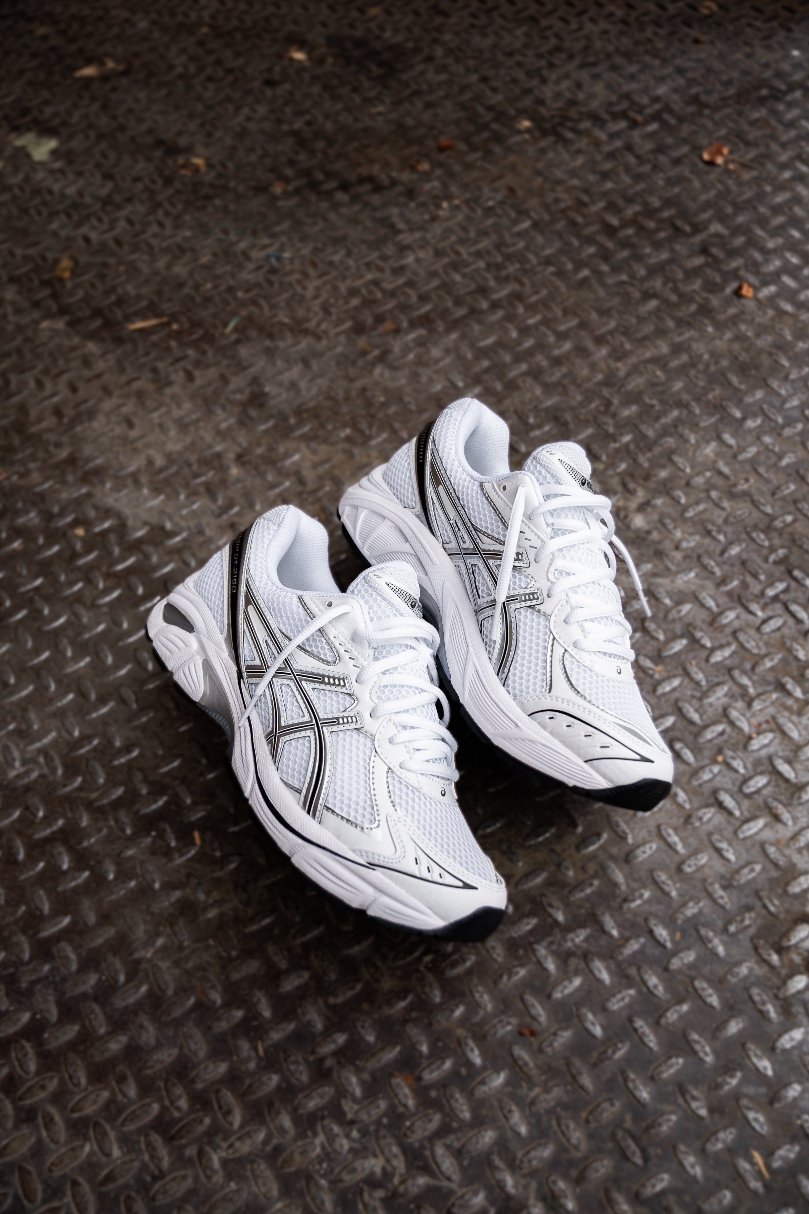 Mens Asics GT-2160 (White/Pure Silver/Black)