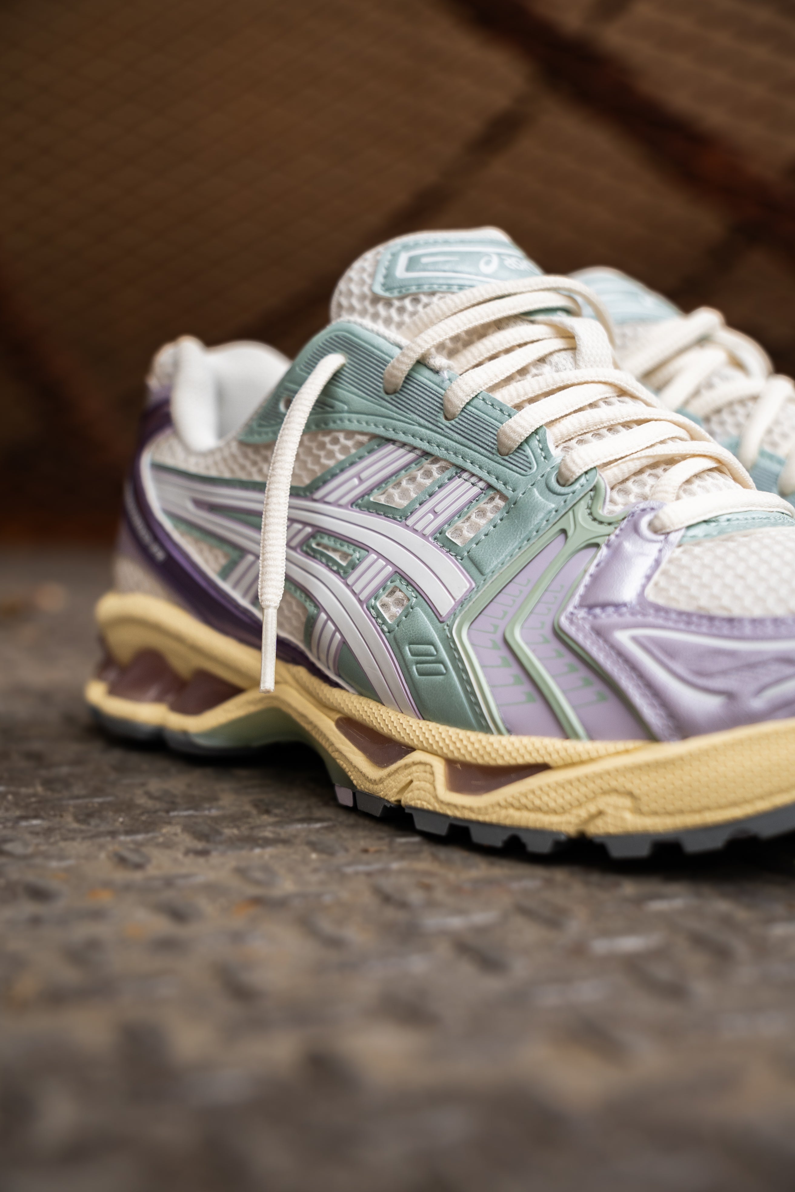 Mens Asics Gel Kayano 14 (Cream/Dusk Violet)