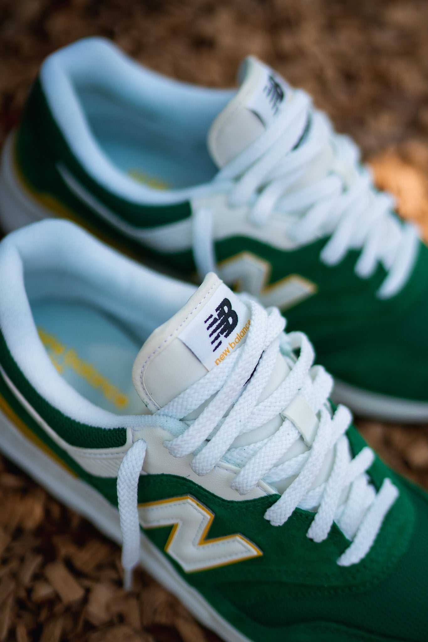 Mens New Balance 997H (Green/Yellow) - CM997HVI - New Balance