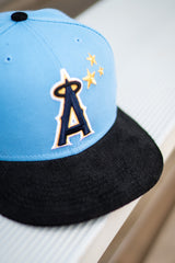 New Era Los Angeles Angels 20th Anniversary Green UV (Argentina Blue/Black Corduroy) - New Era