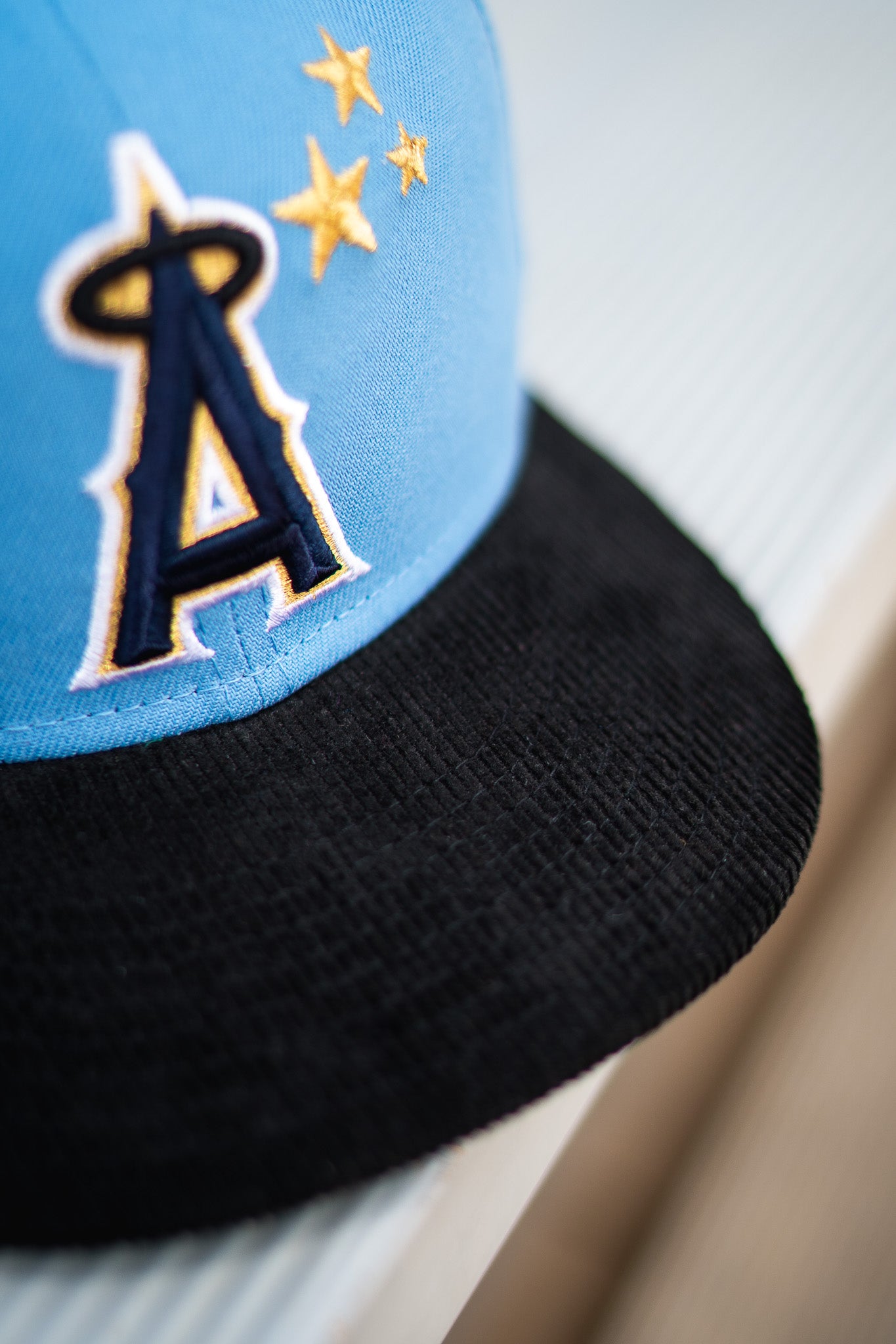 New Era Los Angeles Angels 20th Anniversary Green UV (Argentina Blue/Black Corduroy) - New Era