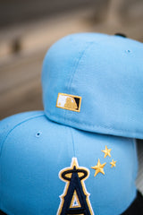 New Era Los Angeles Angels 20th Anniversary Green UV (Argentina Blue/Black Corduroy) - New Era