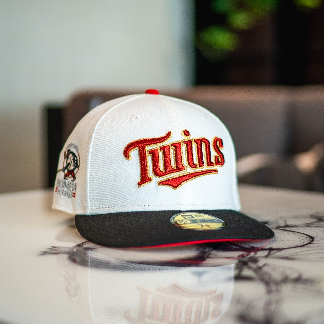 New Era Minnesota Twins Bombs Squad Red UV (Chrome White/Black) - New Era