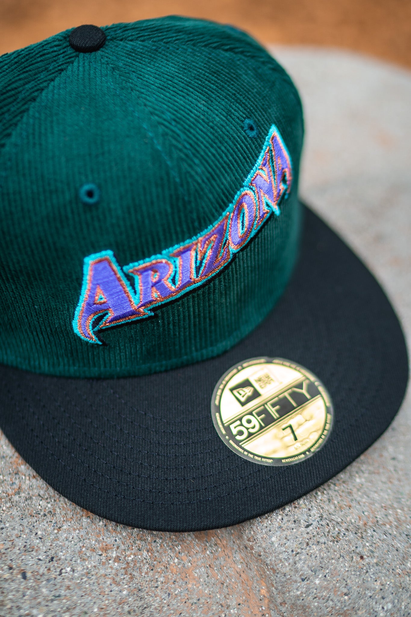 New Era Arizona Diamondbacks 1998 Inaugural Season Good Grey UV (Forest Corduroy/Black) - New Era