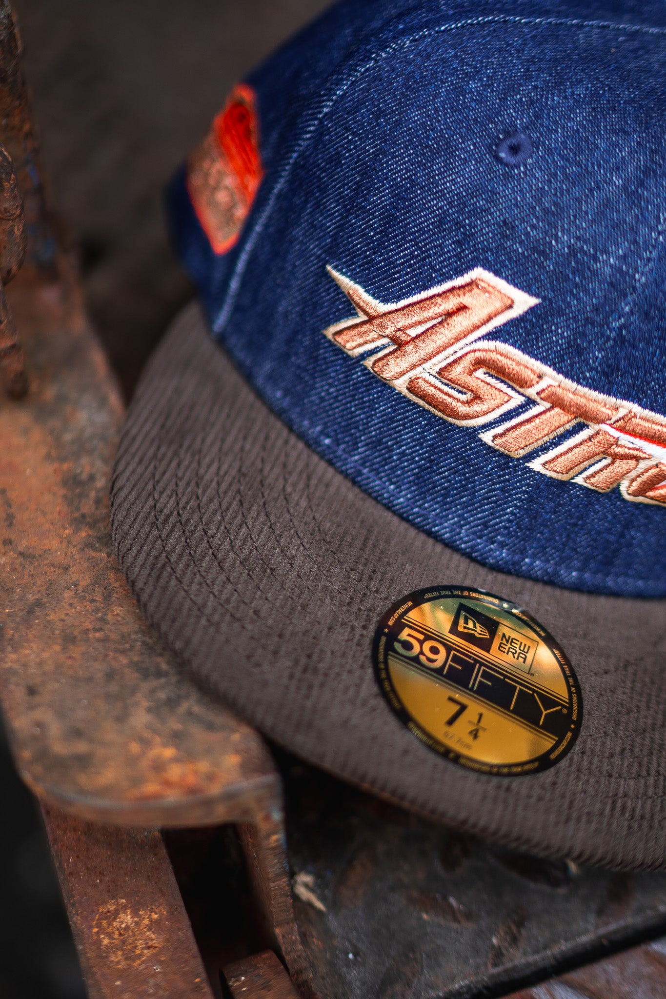 New Era Houston Astros Astrodome Rust UV (Denim/Mocha Corduroy) - New Era