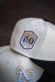 New Era Oakland Athletics 50th Anniversary Good Green UV (Off White/Black) - New Era
