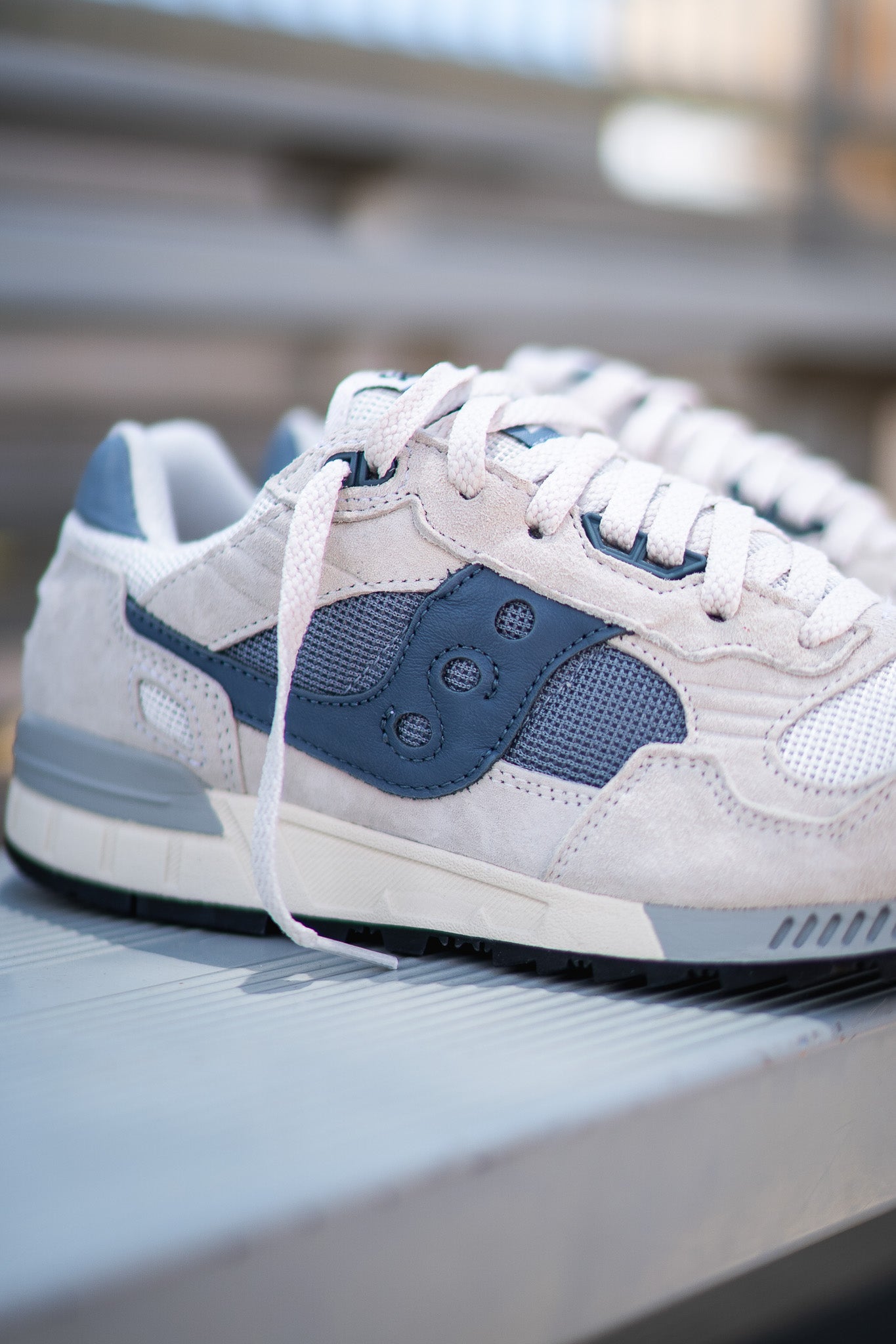 Saucony Shadow 5000 (White/Blue) - Saucony