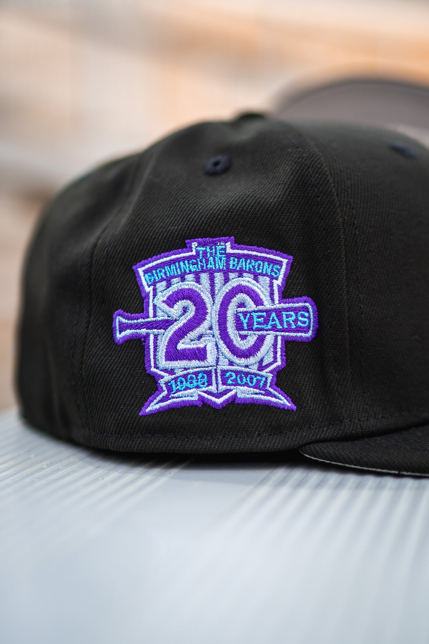 New Era Birmingham Barons 20th Anniversary Good Grey UV (Black) - New Era