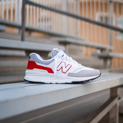 Mens New Balance 997H (White/Red) - CM997HOE - New Balance