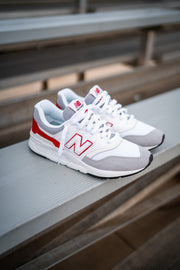 Mens New Balance 997H (White/Red) - CM997HOE - New Balance