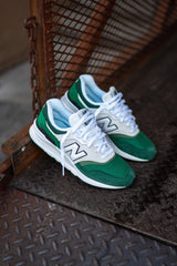 Mens New Balance 997H (White/Green) - CM997HOH - New Balance