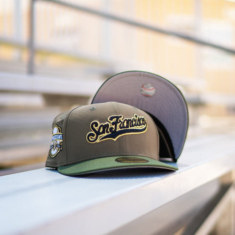 New Era San Francisco 2000 Inaugural Good Grey UV (Ripstop Olive/Green) - New Era