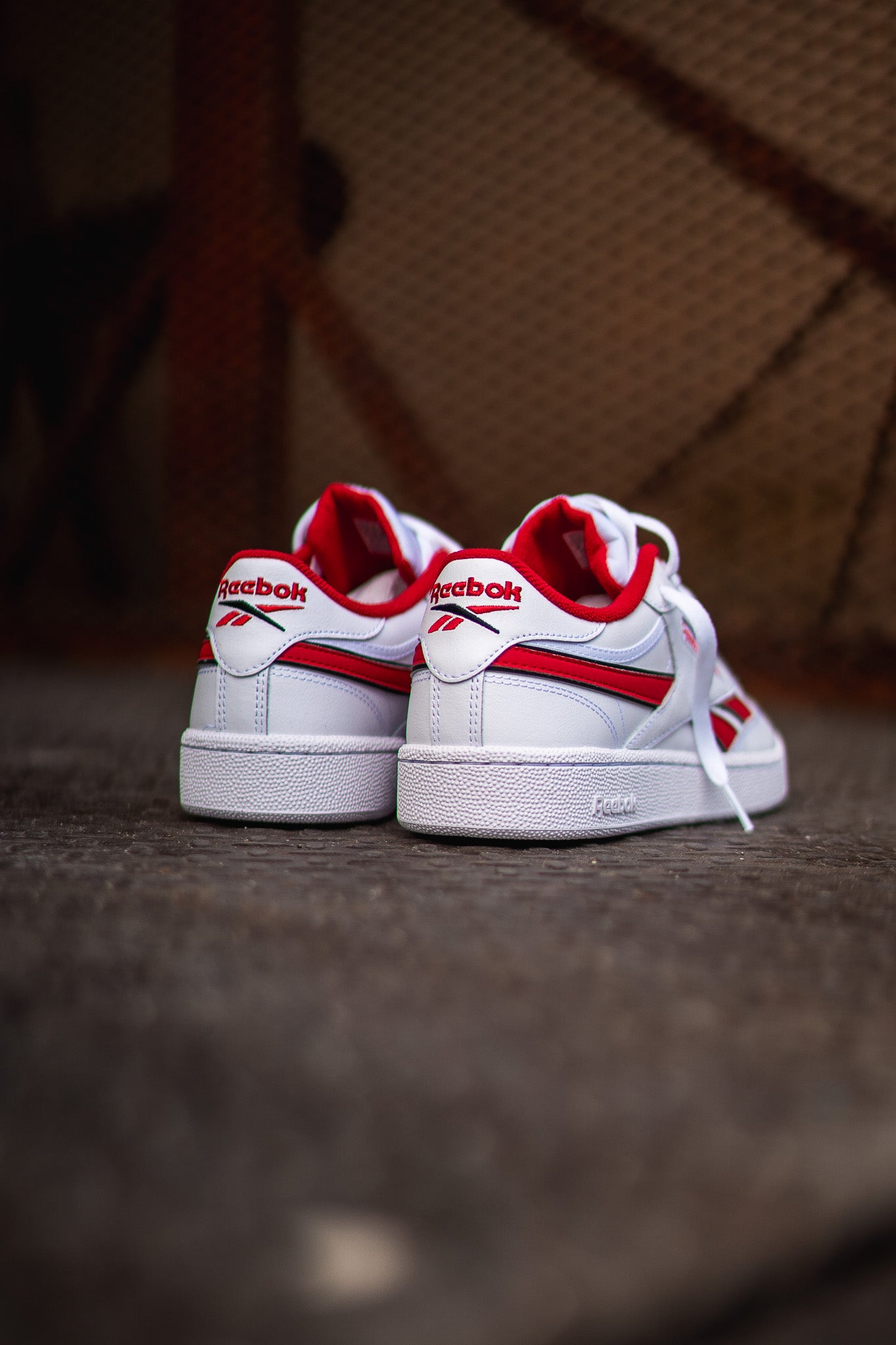 Mens Reebok Club C Revenge (White/Red) - Reebok