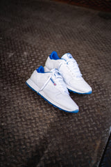 Mens Reebok Classic Leather (White/Blue) - Reebok